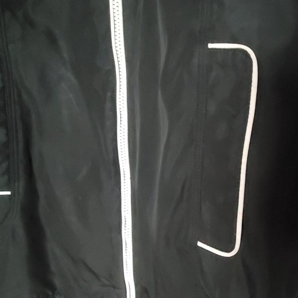 Jessica Simpson Trench Jacket in Black - Picture 5 of 6